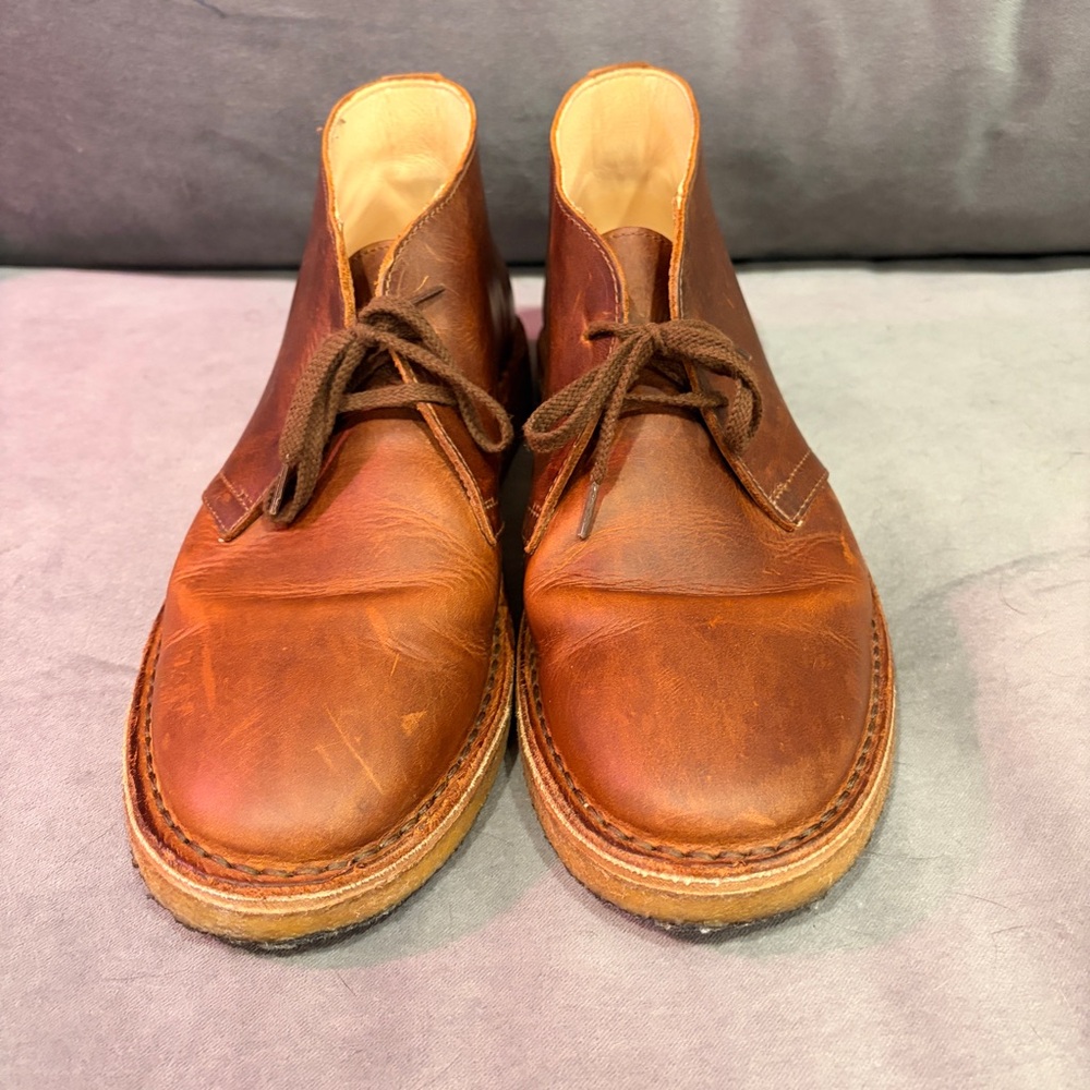 Astorflex Chukka Boots 9 Brown Nubuck Made Italy Crepe Sole
